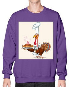 Turkey pie 259# - cartoon general- Sweatshirt - Crew