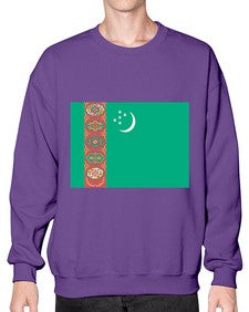 Turkmenistan 2019# - world flags- Sweatshirt - Crew