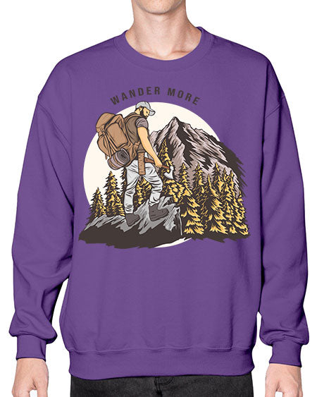 Wander More 3# - nature- Sweatshirt - Crew