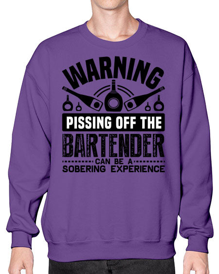 Warning Style 462# - bartender- Sweatshirt - Crew