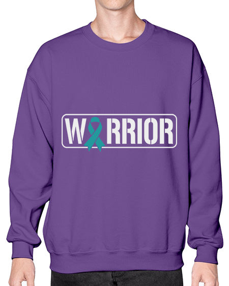 Warrior PTSD Awareness Teal Military 2# - PTSD- Sweatshirt - Crew