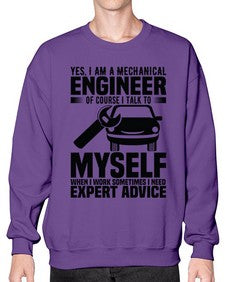 Yes I Am A Mechanical Style 1671# - engineer- Sweatshirt - Crew