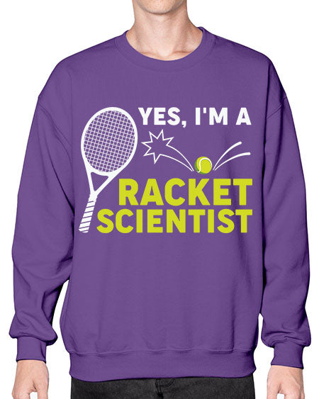 YesImARacketScientistScientistSkinite Scientist Skinite 1# - general science- Sweatshirt - Crew