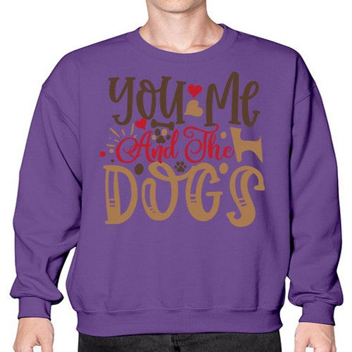 You Me And The Dogs Style 52# - dogs- Sweatshirt - Crew