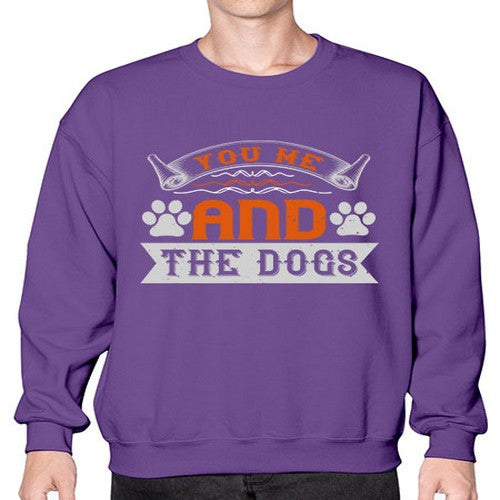 You Me and the Dogs Style 138# - dogs- Sweatshirt - Crew