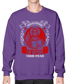 Your blessings lay beyond your fear1691# - general career- Sweatshirt - Crew