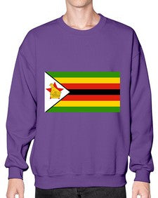 Zimbabwe 2161# - world flags- Sweatshirt - Crew