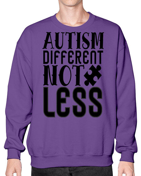 autism different not less 5214# - autism- Sweatshirt - Crew