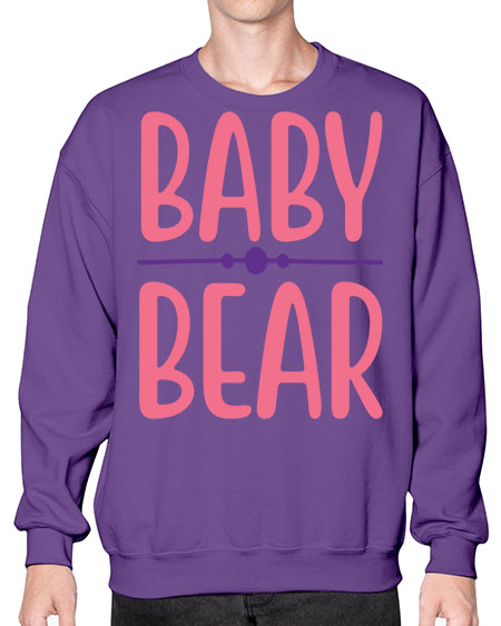 baby bear 15# - bears - animals- Sweatshirt - Crew