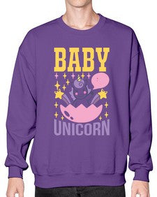 baby unicorn 18# - unicorn- Sweatshirt - Crew