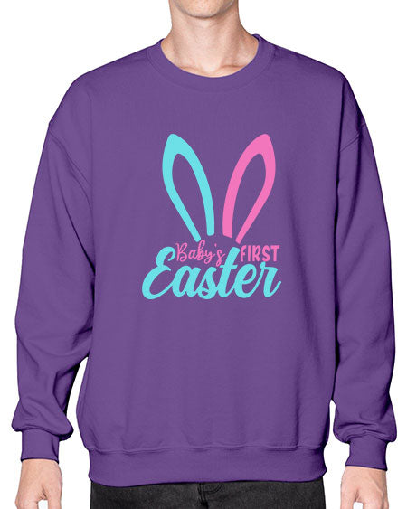 babys first easter Style 37# - baby- Sweatshirt - Crew