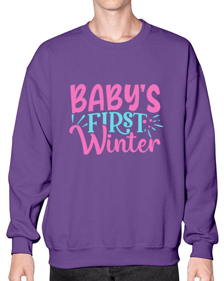 babys first winter Style 42# - baby- Sweatshirt - Crew