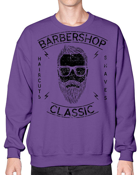 barber shop classic588# - barber- Sweatshirt - Crew