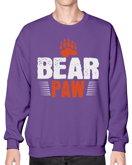 bear paw 39# - bears - animals- Sweatshirt - Crew