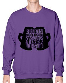 beer because you dont win 641# - beer- Sweatshirt - Crew