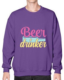 beer drinker 47# - beer- Sweatshirt - Crew