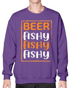 beer fishy fishy fishy 645# - beer- Sweatshirt - Crew