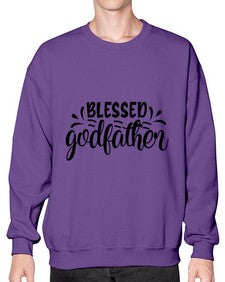 blessed godfather 101# - god parent- Sweatshirt - Crew