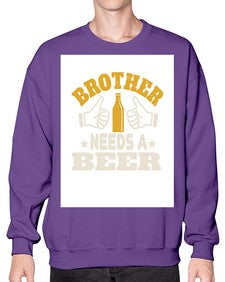 camping and beer thats why i am here 712# - beer- Sweatshirt - Crew