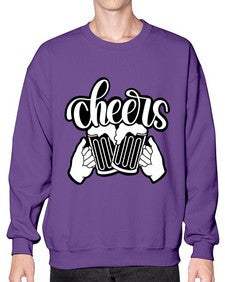 cheers 722# - beer- Sweatshirt - Crew