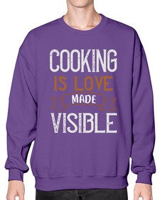 cooking is love made visible 134# - cooking- Sweatshirt - Crew