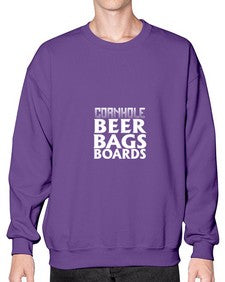 cornhole beer bags boards 880# - beer- Sweatshirt - Crew