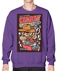 cowboy crunchies 345# - western- Sweatshirt - Crew