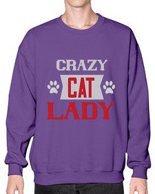crazy cat lady Style 44# - cats- Sweatshirt - Crew