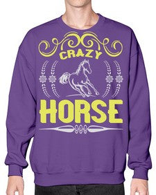 crazy horse Style 9# - horse- Sweatshirt - Crew