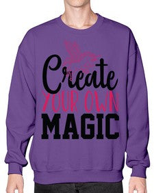 create your own magic 87# - unicorn- Sweatshirt - Crew