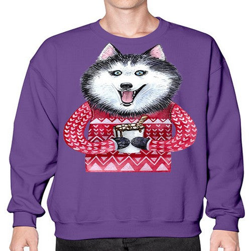 dog 73# - dogs- Sweatshirt - Crew