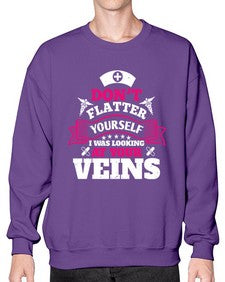 dont flatter yourself Style 716# - nurse- Sweatshirt - Crew