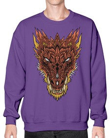 dragon 176# - dragon- Sweatshirt - Crew