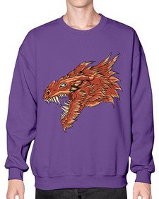 dragon 184# - dragon- Sweatshirt - Crew