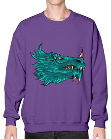 dragon 186# - dragon- Sweatshirt - Crew