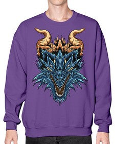 dragon 189# - dragon- Sweatshirt - Crew