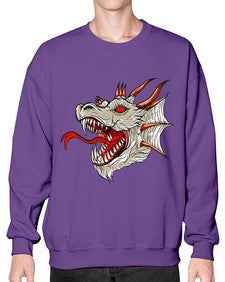 dragon 191# - dragon- Sweatshirt - Crew