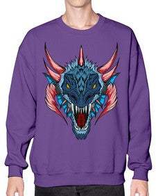 dragon 193# - dragon- Sweatshirt - Crew