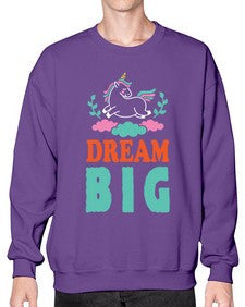 dream big 102# - unicorn- Sweatshirt - Crew