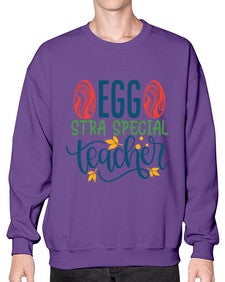 egg stra special teacher Style 134# - teacher- Sweatshirt - Crew