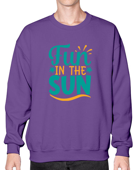 fun in the sun Style 103# - summer- Sweatshirt - Crew
