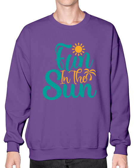 fun in the sun Style 104# - summer- Sweatshirt - Crew