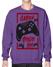 gamer mode on 88# - video games- Sweatshirt - Crew