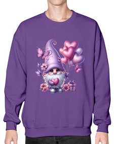 gnome with butterfly 19# - gnome- Sweatshirt - Crew