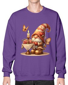 gnome with butterfly 21# - gnome- Sweatshirt - Crew