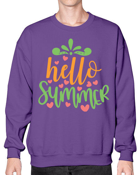 hello summer 98# - summer- Sweatshirt - Crew