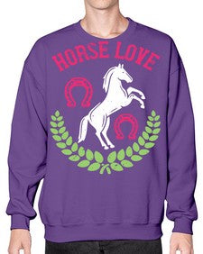 horse love Style 50# - horse- Sweatshirt - Crew