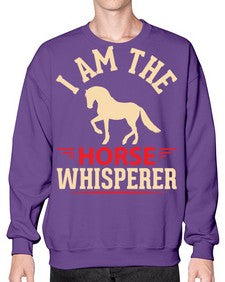 i am the horse whisperer Style 3# - horse- Sweatshirt - Crew