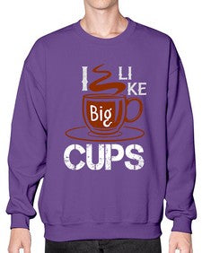 i like big cup 224# - cooking- Sweatshirt - Crew