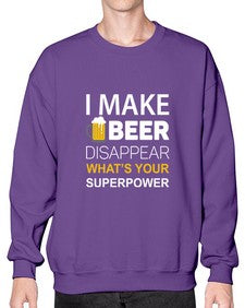i make beer 1145# - beer- Sweatshirt - Crew